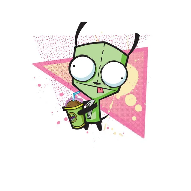 Invader Zim Gir Men's T-Shirt - White