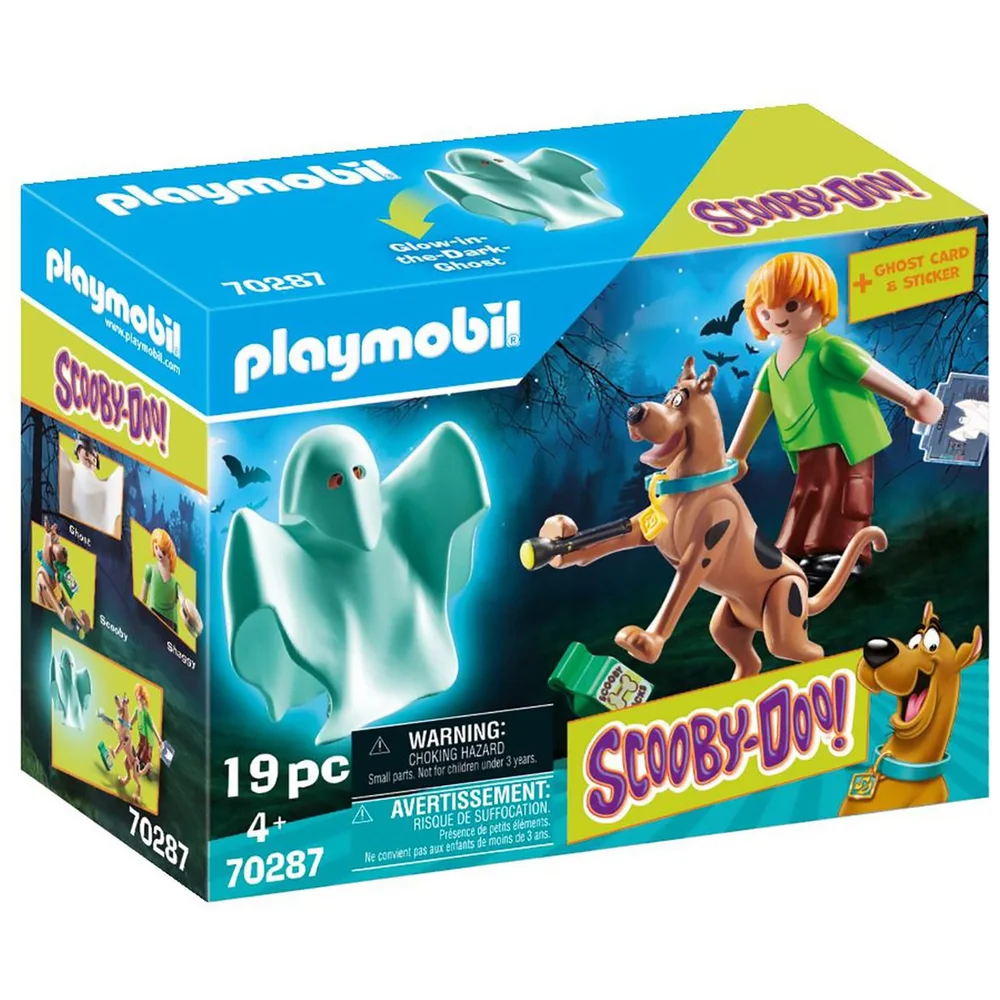 Playmobil SCOOBY-DOO! Scooby and Shaggy with Ghost (70287) Image 1