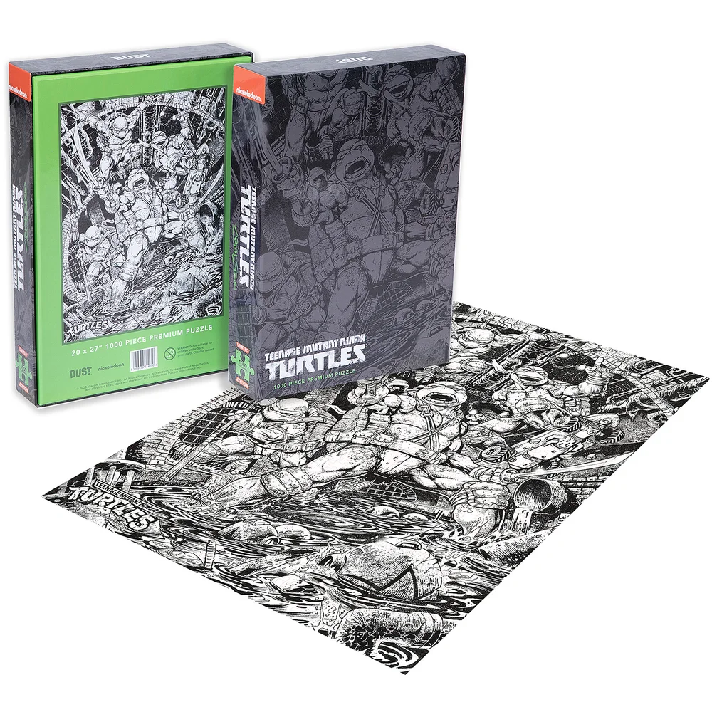 DUST! Teenage Mutant Ninja Turtles Classic Comic Book 1000pc Puzzle - Zavvi Exclusive Image 1