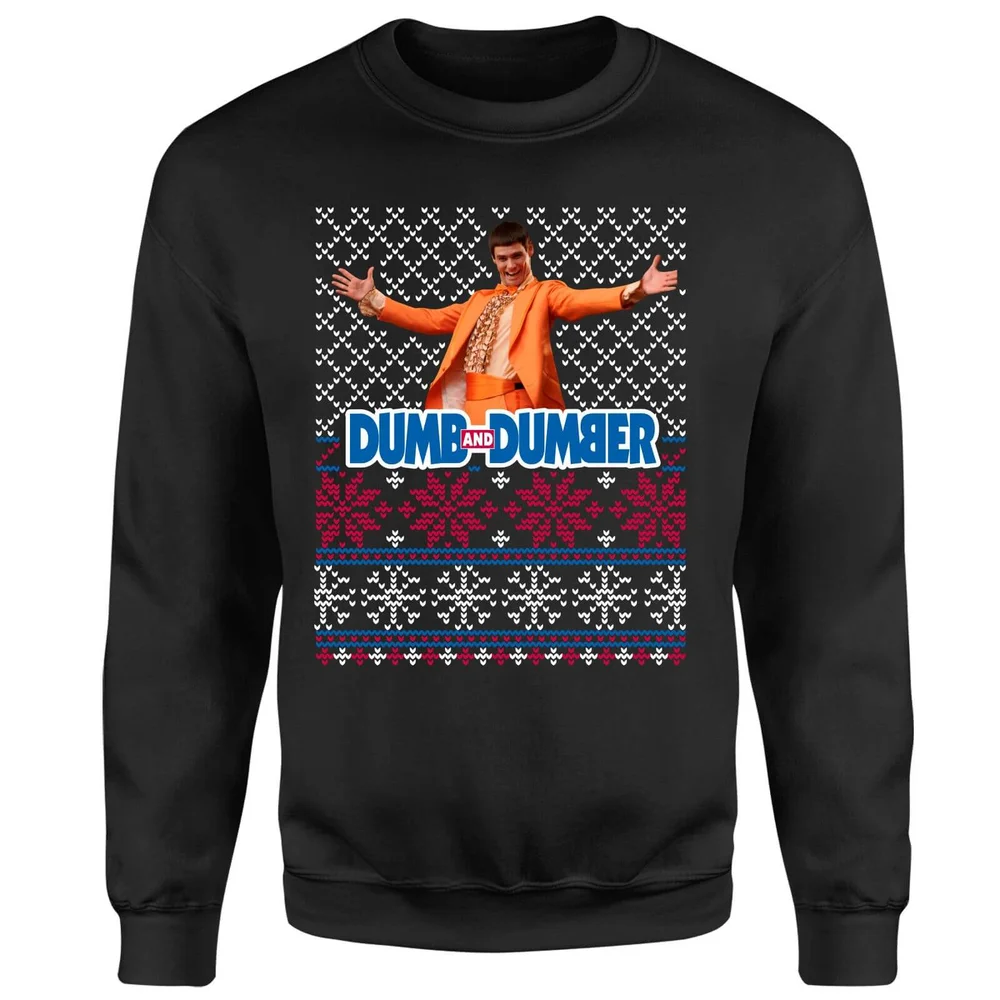 Dumb and Dumber Oh Look Frost! Sweatshirt - Black - S Image 1