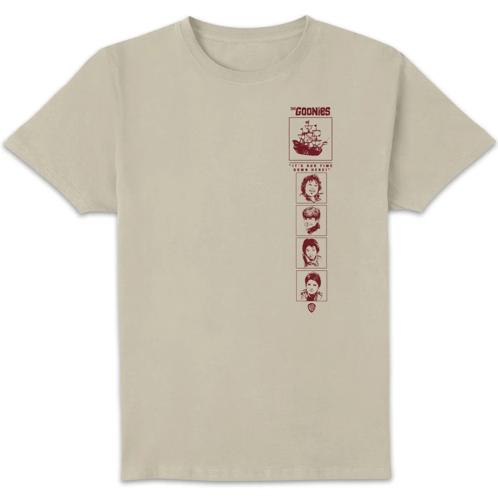 The Goonies Retro Cover Unisex T-Shirt - White Vintage Wash - S Image 1