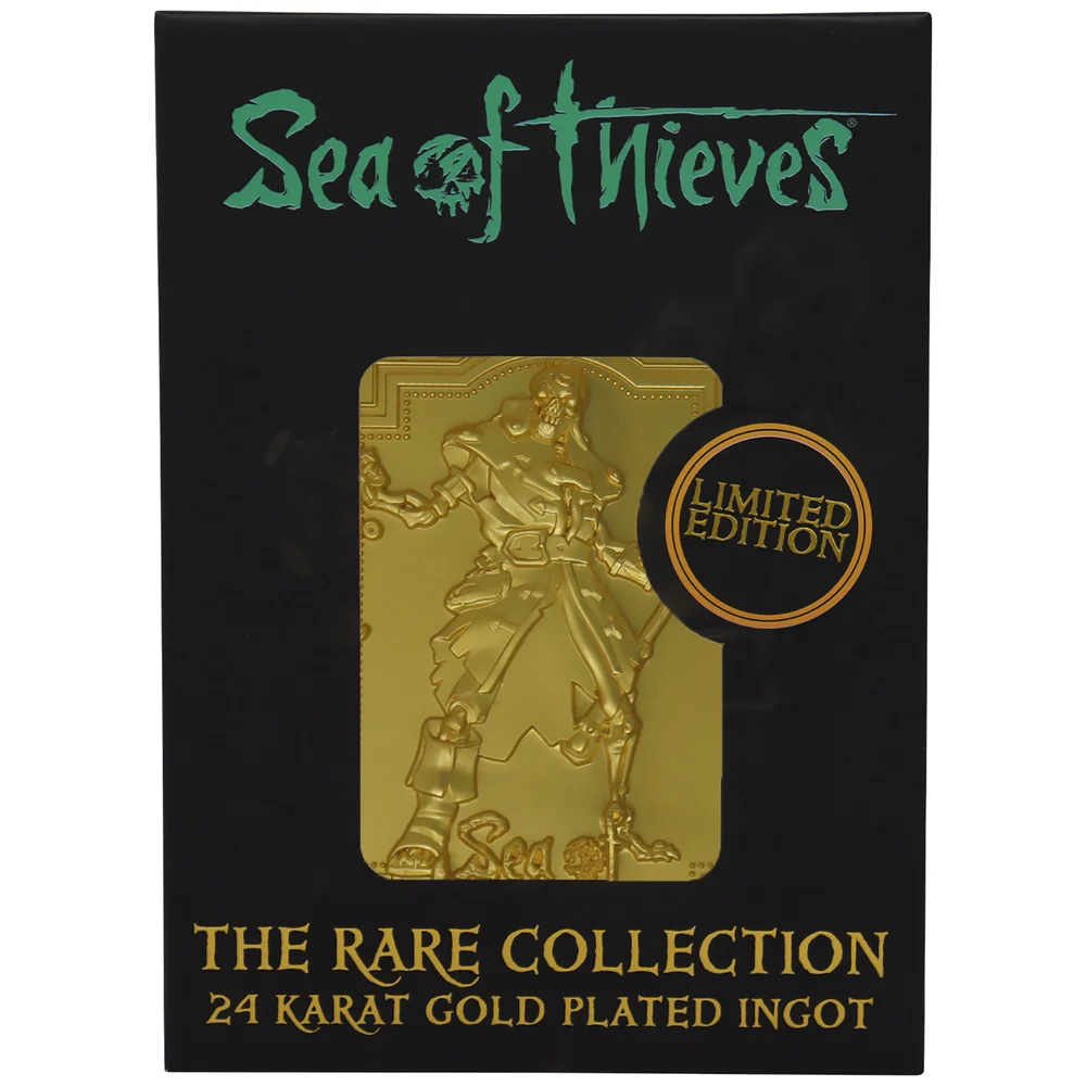 The Rare Collection - Sea of Thieves 24k Gold Plated Ingot - Rare Store Exclusive Image 1