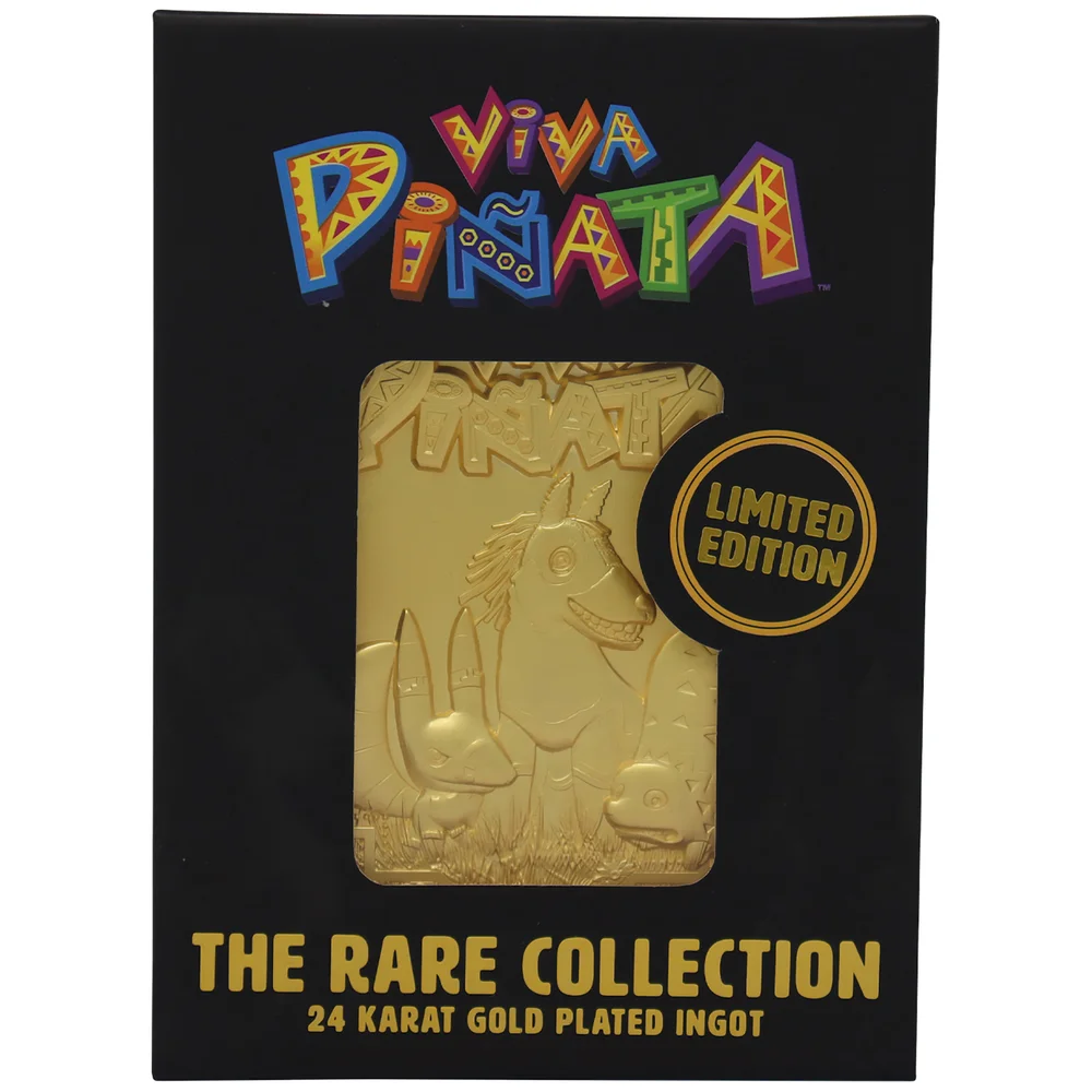 The Rare Collection - Viva-Pinata 24k Gold Plated Ingot - Rare Store Exclusive Image 1