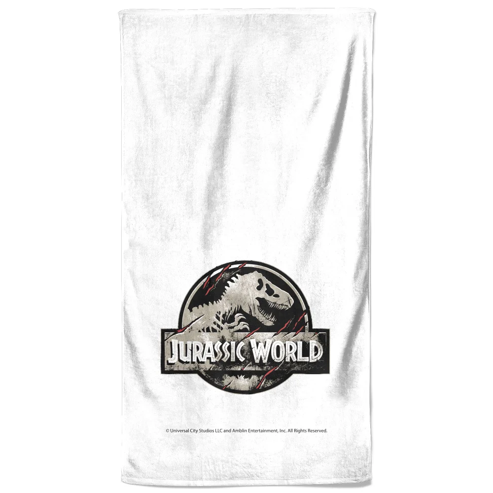 Jurassic Park Logo Beach Towel Image 1