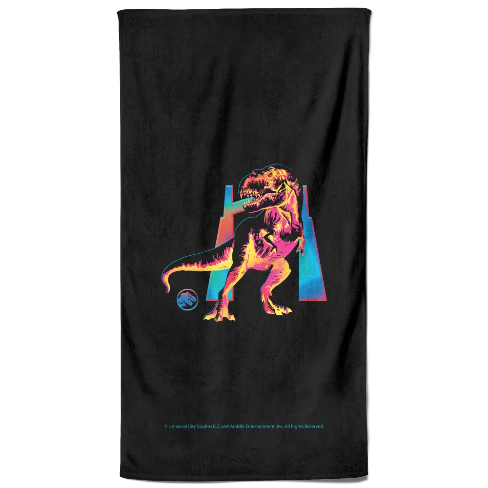 Jurassic Park TRex Beach Towel Image 1