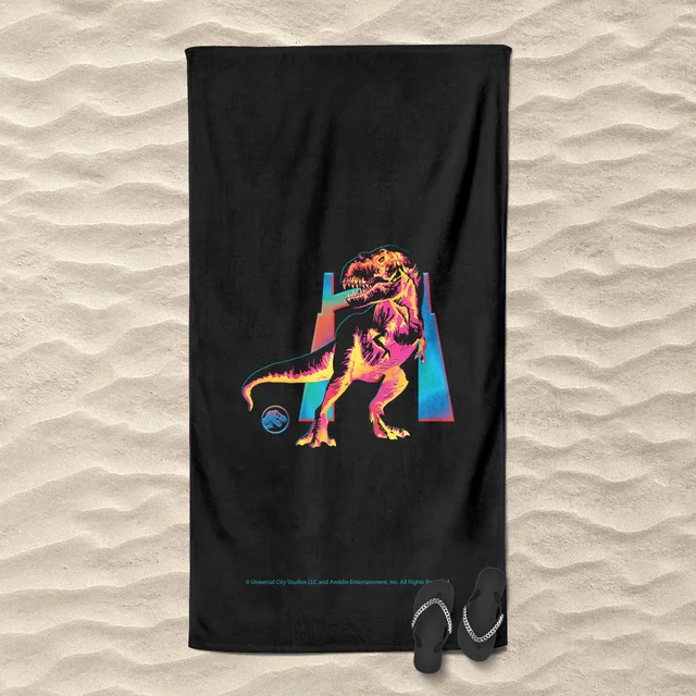 Jurassic Park TRex Beach Towel