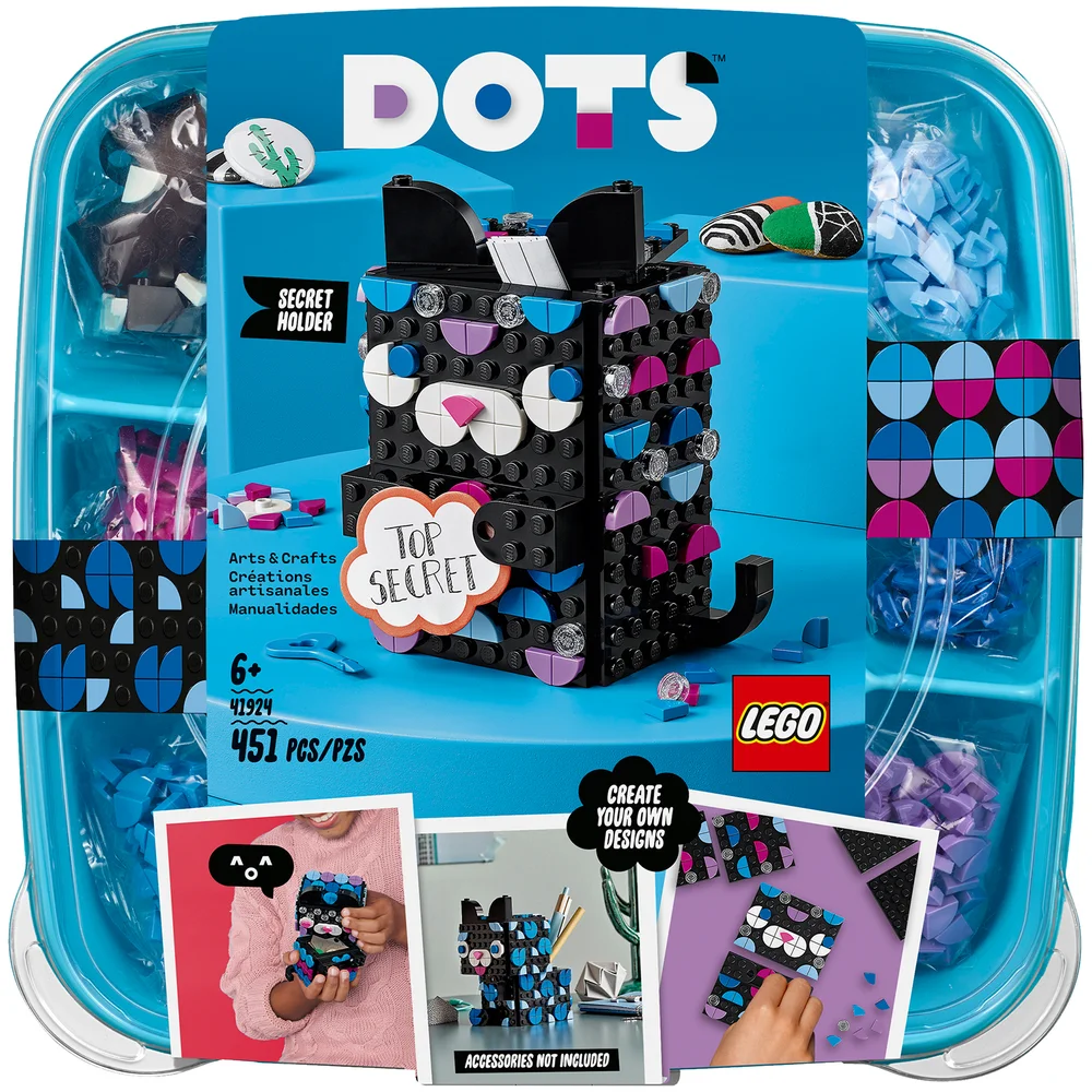 LEGO DOTS: Secret Holder Cat Room Décor Ideas: Set (41924) Image 1