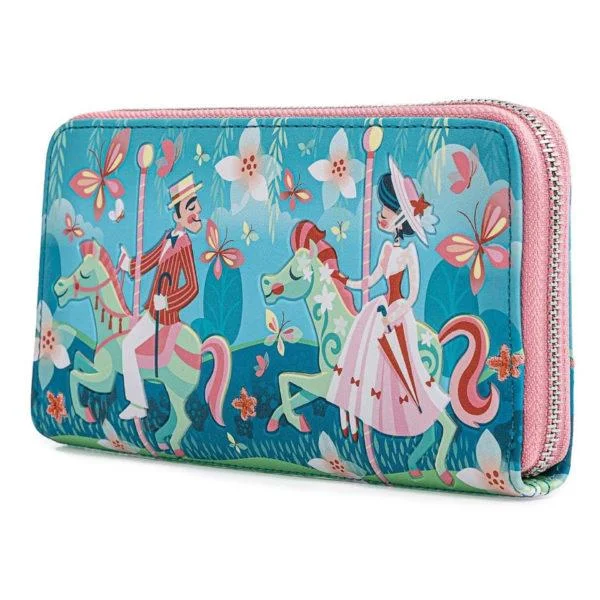 Loungefly Disney Mary Poppins Jolly Holiday Zip Around Wallet Image 1