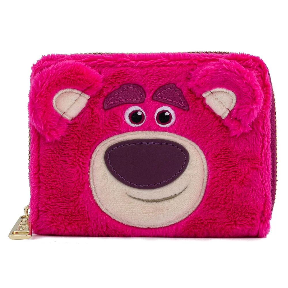 Loungefly Pixar Lotso Cosplay Sherpa Zip Around Wallet Image 1