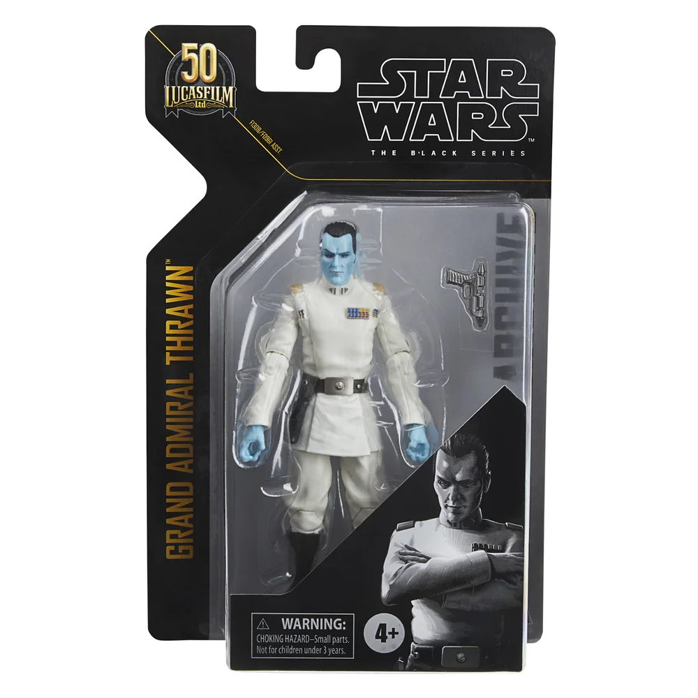 Hasbro Star Wars The Black Series Archive Grand Admiral Thrawn Action Figure Image 1
