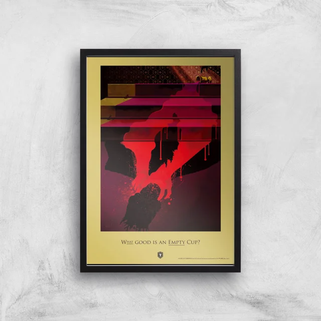 Game of Thrones Empty Cup Giclee Art Print