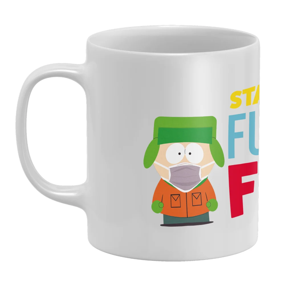 South Park Stay Back Six Feet White Mug Image 1