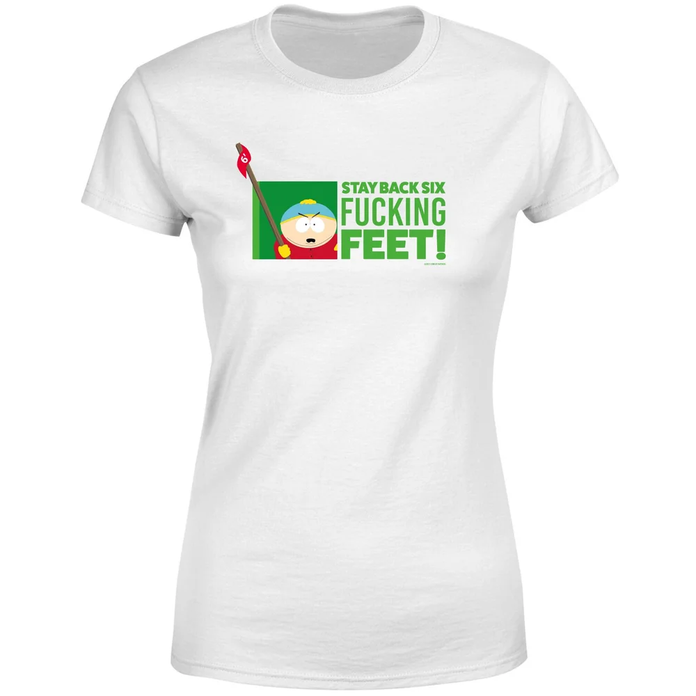 South Park Cartman Six Feet Women's T-Shirt - White - XS Image 1