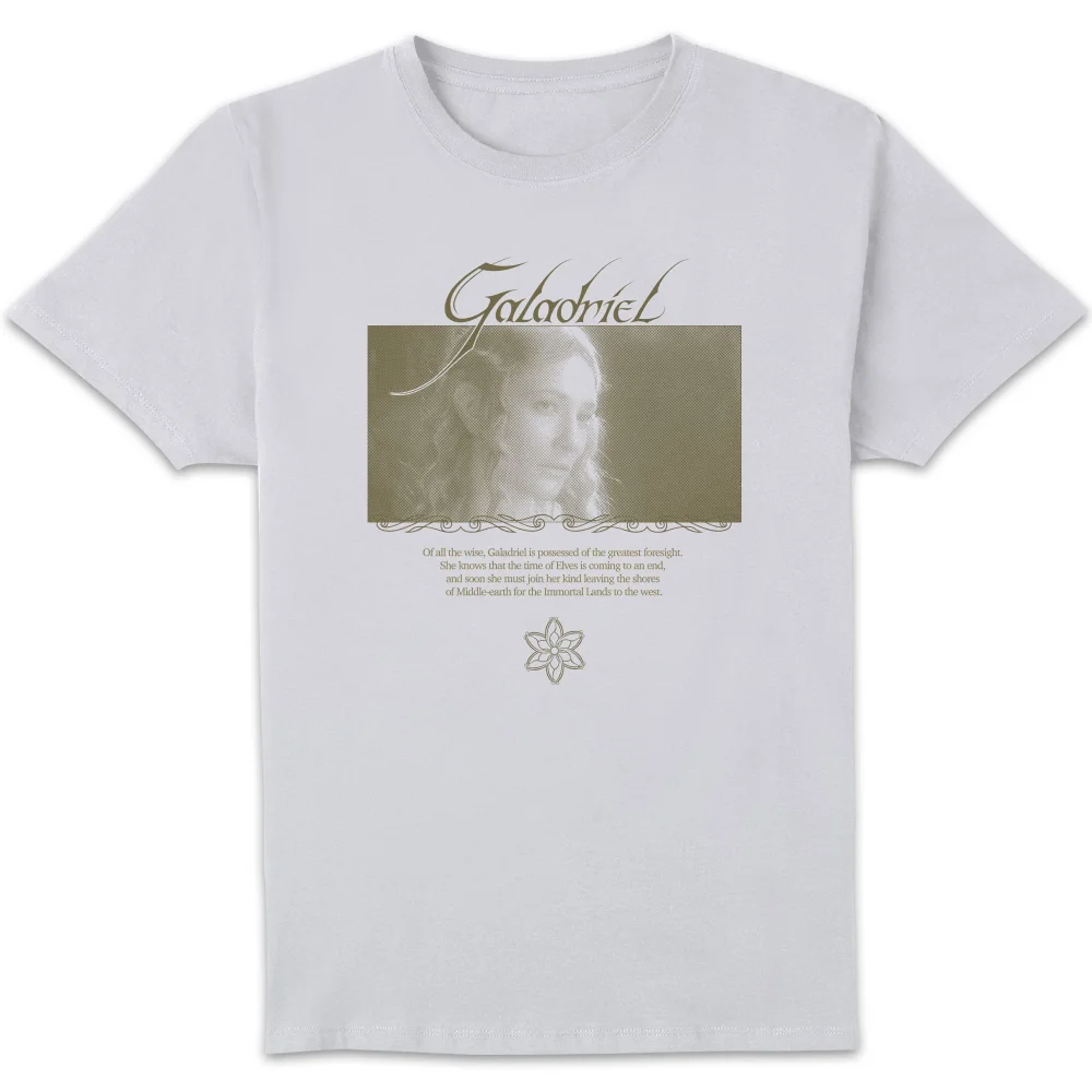 Lord Of The Rings Galadriel Lady Of The Galadhrim Men's T-Shirt - White - M Image 1