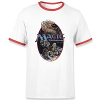 Magic: the Gathering Est. 1993 Unisex Ringer T-Shirt - White / Red - undefined undefined
