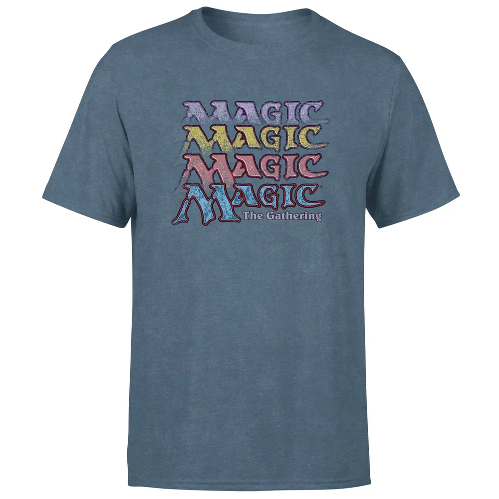Magic: the Gathering Unisex T-Shirt - Navy Acid Wash - S Image 1