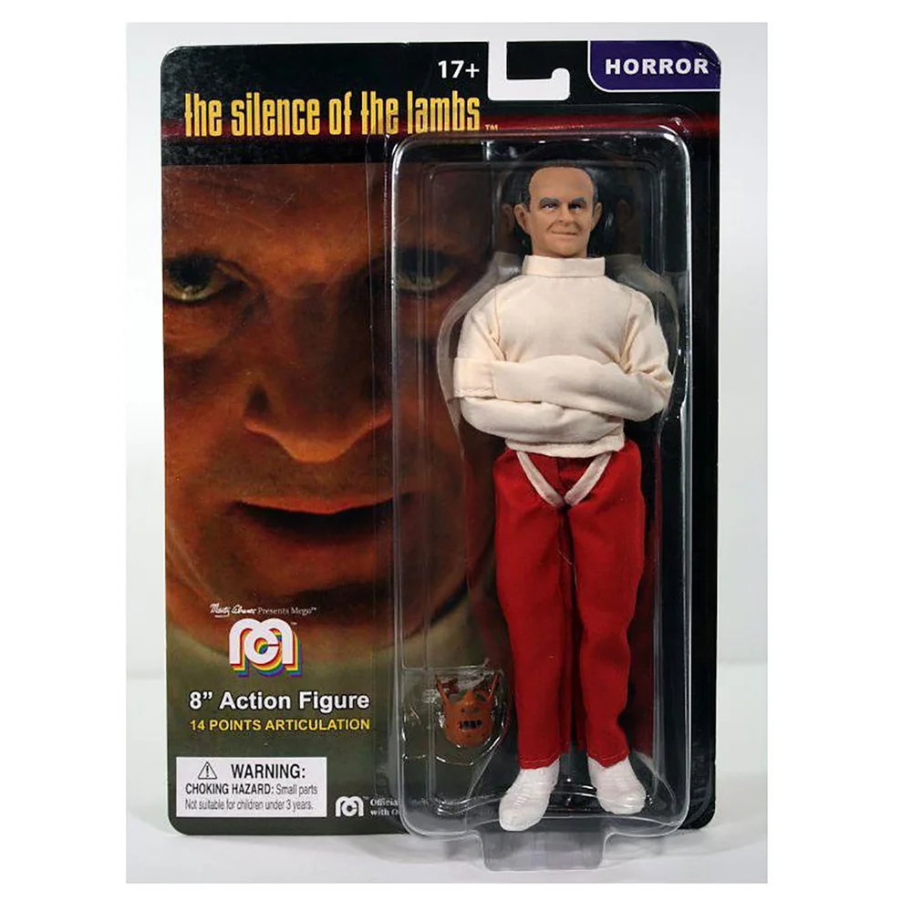 Mego Silence of the Lambs Hannibal Lecter in Straight Jacket 8" Figure Image 1