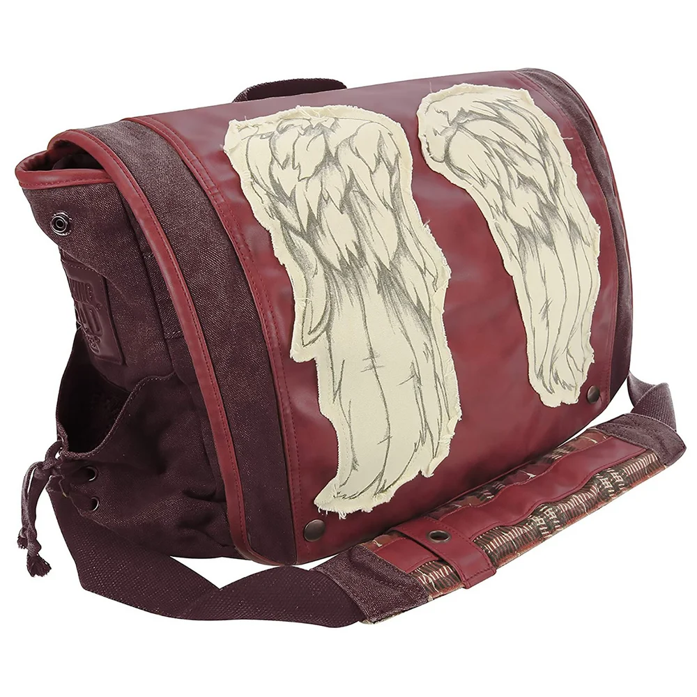 Coop Walking Dead Daryl Wings Messenger Bag Dead Red Image 1