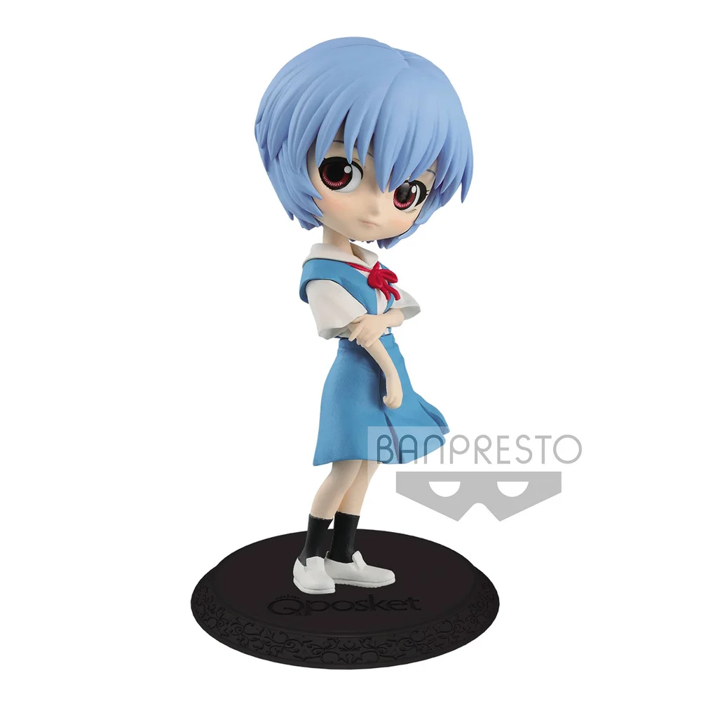 Bandai Q Posket Rei Ayanami Blue Version Figure Image 1