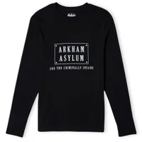 Batman Villains Arkham Asylum Unisex Long Sleeve T-Shirt - Black