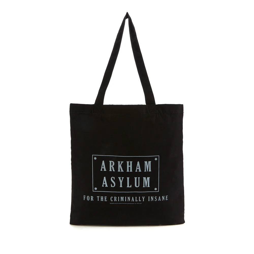 Batman Villains Arkham Asylum Tote Bag - Black Image 1