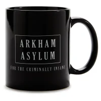 Batman Arkham Asylum Mug - Black - undefined undefined