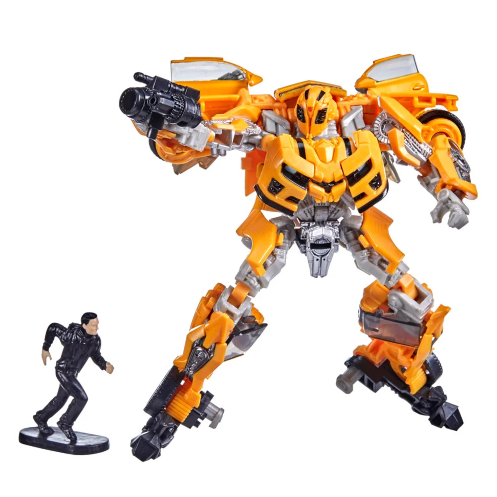 Hasbro Transformers Studio Series 74 Deluxe Class Transformers: Revenge of the Fallen Action Figure Bumblebee & Sam Witwicky Image 1