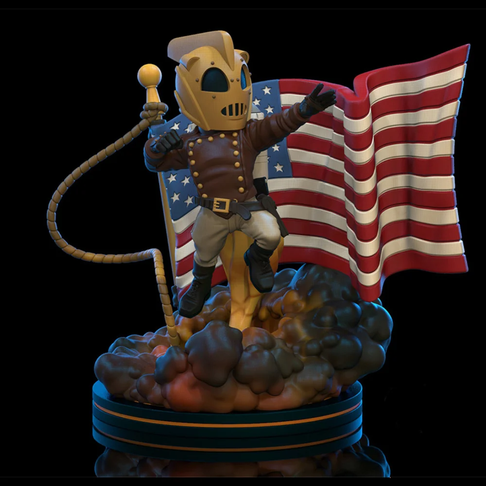 Quantum Mechanix Disney The Rocketeer Q-Fig Elite - Cliff Secord Image 1