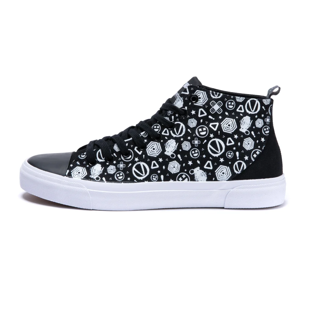 Akedo x Borderlands Doodle High Top - Black - UK10 / EU44.5 Image 1
