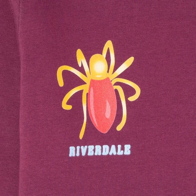Riverdale Cheryl Blossom Broach Unisex Sweatshirt - Burgundy