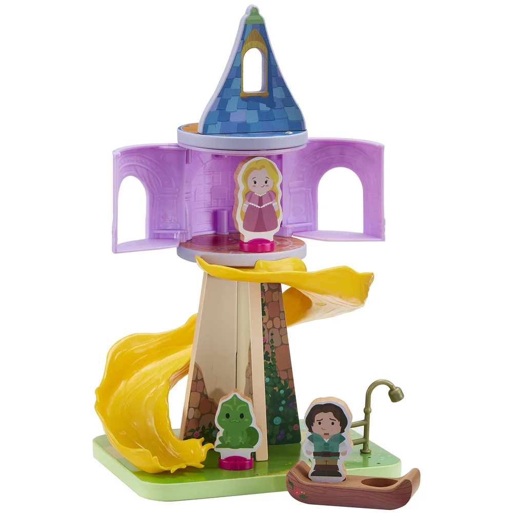Disney Princess - Wooden Rapunzel's Tower and Figure Playset Image 1