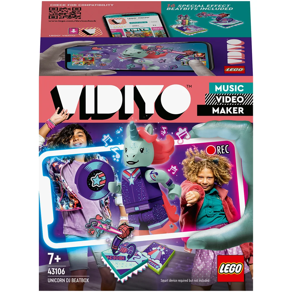 LEGO VIDIYO Unicorn DJ BeatBox Music Video Maker Toy (43106) Image 1