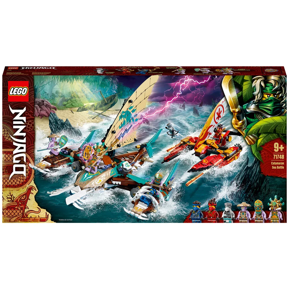 LEGO NINJAGO: Catamaran Sea Battle Building Set (71748) Image 1
