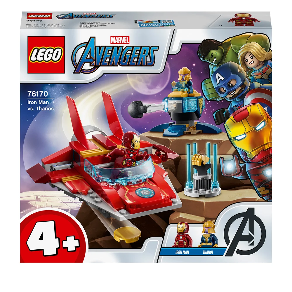 LEGO Marvel Avengers Iron Man vs. Thanos Toddler Toy (76170) Image 1