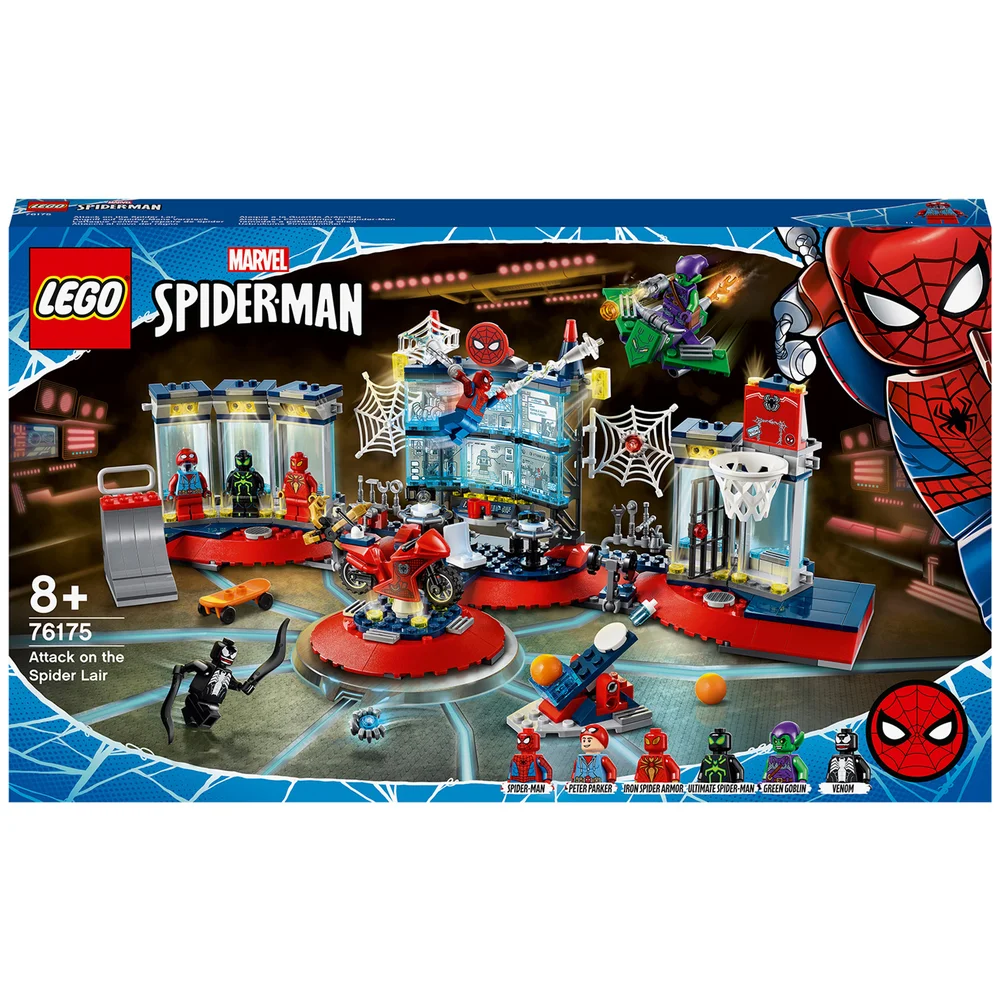 LEGO Marvel Spider-Man Attack on the Spider Lair Set (76175) Image 1