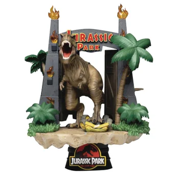 Beast Kingdom Jurassic Park Park Gate D-Stage Diorama