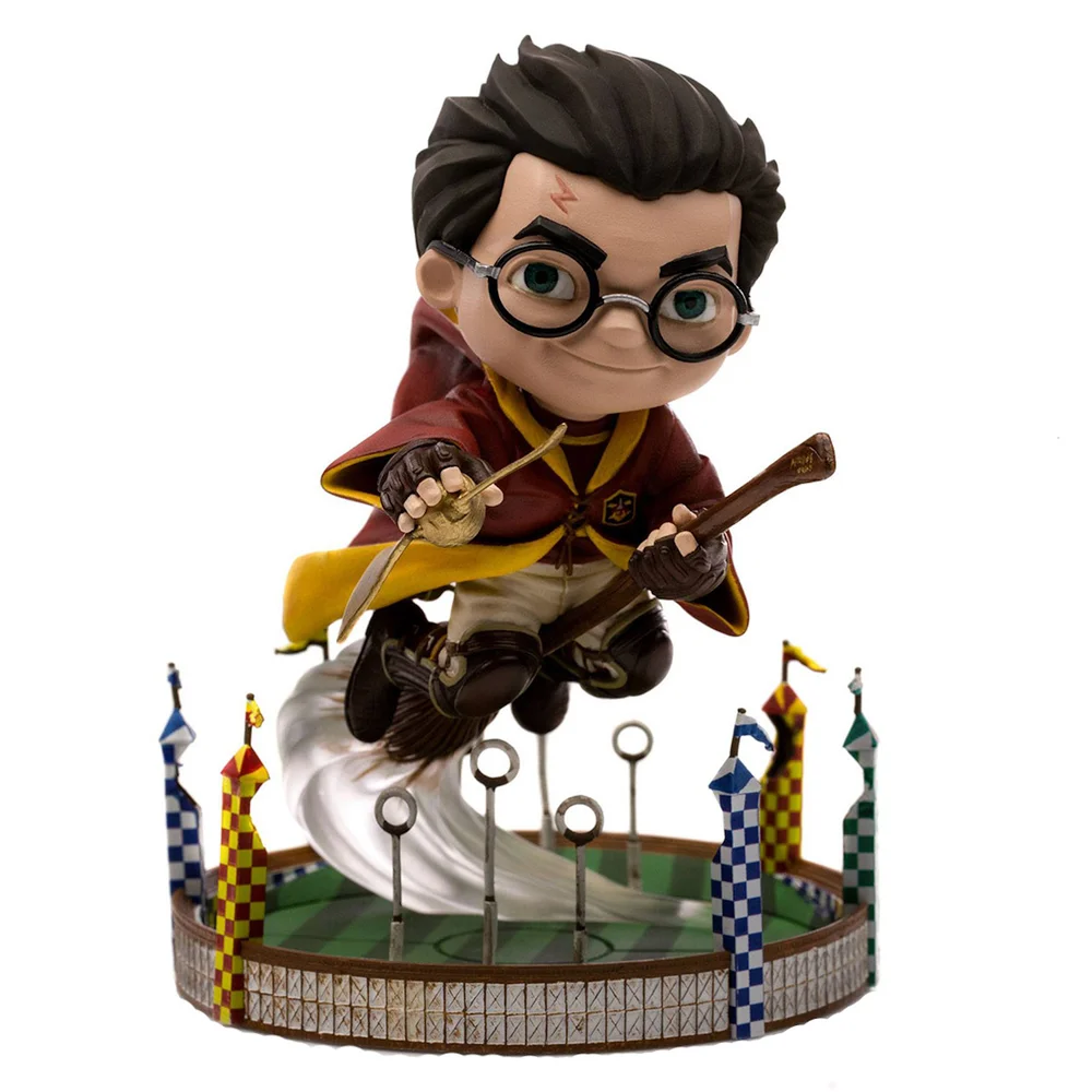 Iron Studios Harry Potter Mini Co. Illusion PVC Figure Harry Potter at the Quidditch Match 13 cm Image 1
