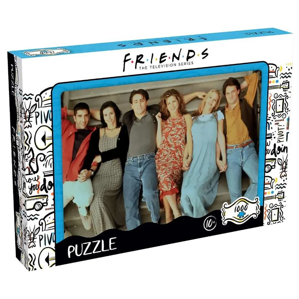 Friends Stairs 1000 piece Jigsaw Puzzle Image 1