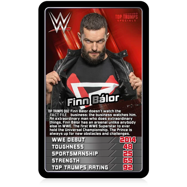 WWE Top Trumps Specials Card Game