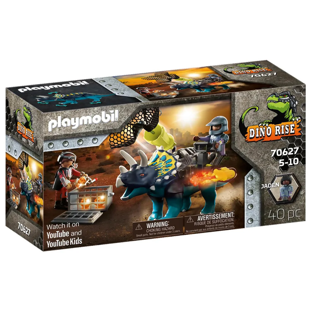 Playmobil Dinos Triceratops: Battle for the Legendary Stones (70627) Image 1
