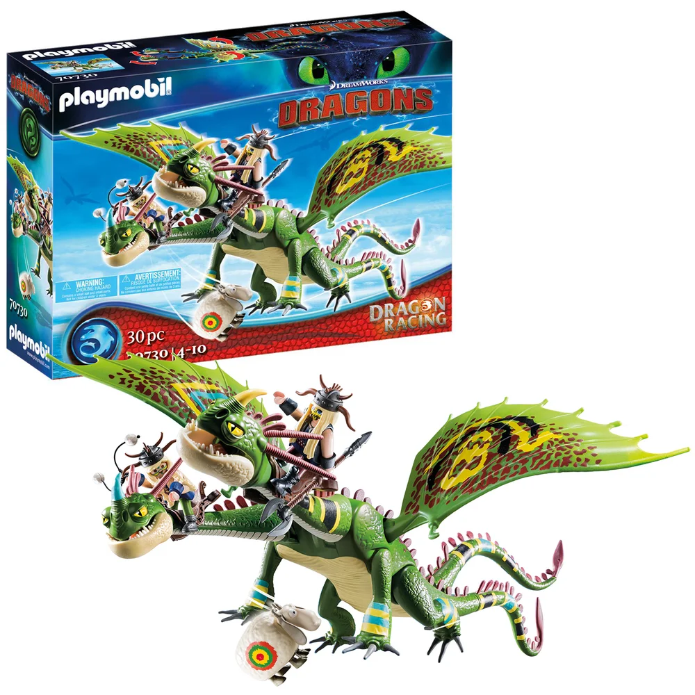 Playmobil Dragon Racing: Ruffnut and Tuffnut with Barf and Belch (70730) Image 1