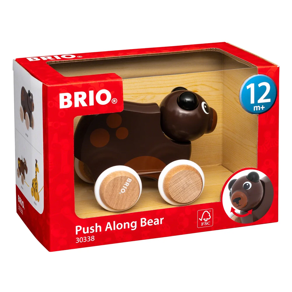 Brio Push Along Bear Image 1