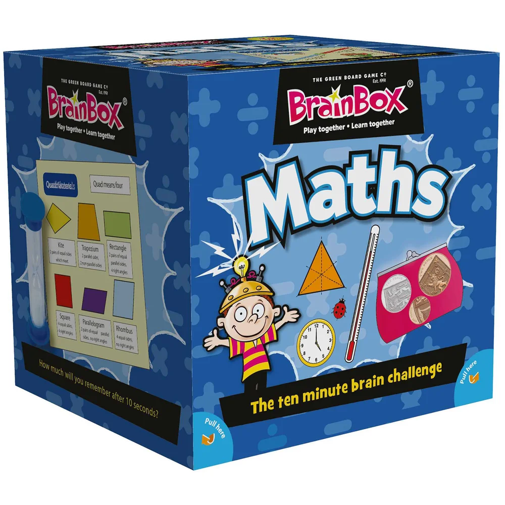 BrainBox Card Game - Maths Edition Refresh (55 cards) Image 1