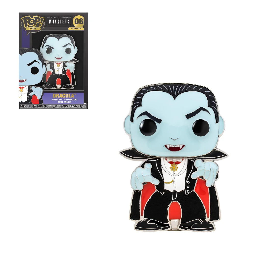 Universal Monsters Dracula Funko Pop! Pin Image 1