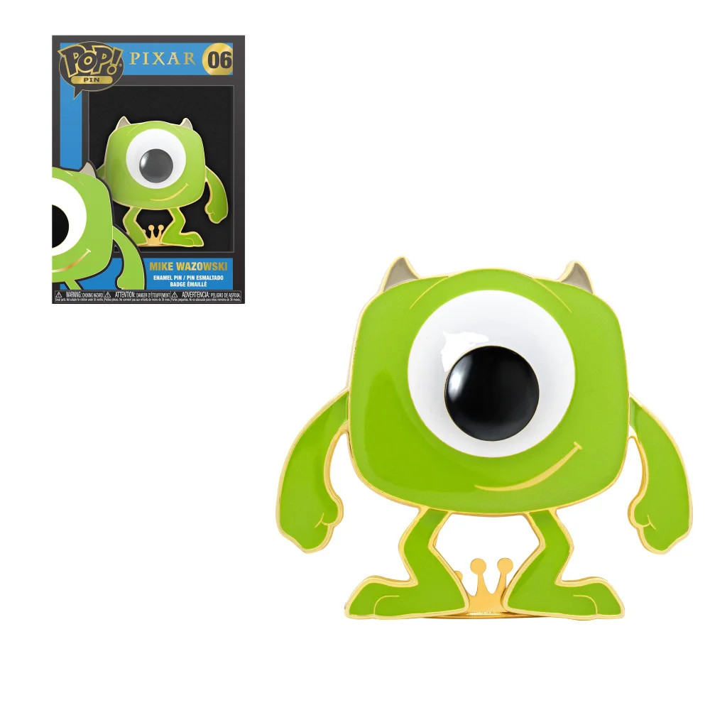 Monsters Inc. Mike Wazowski Funko Pop! Pin Image 1