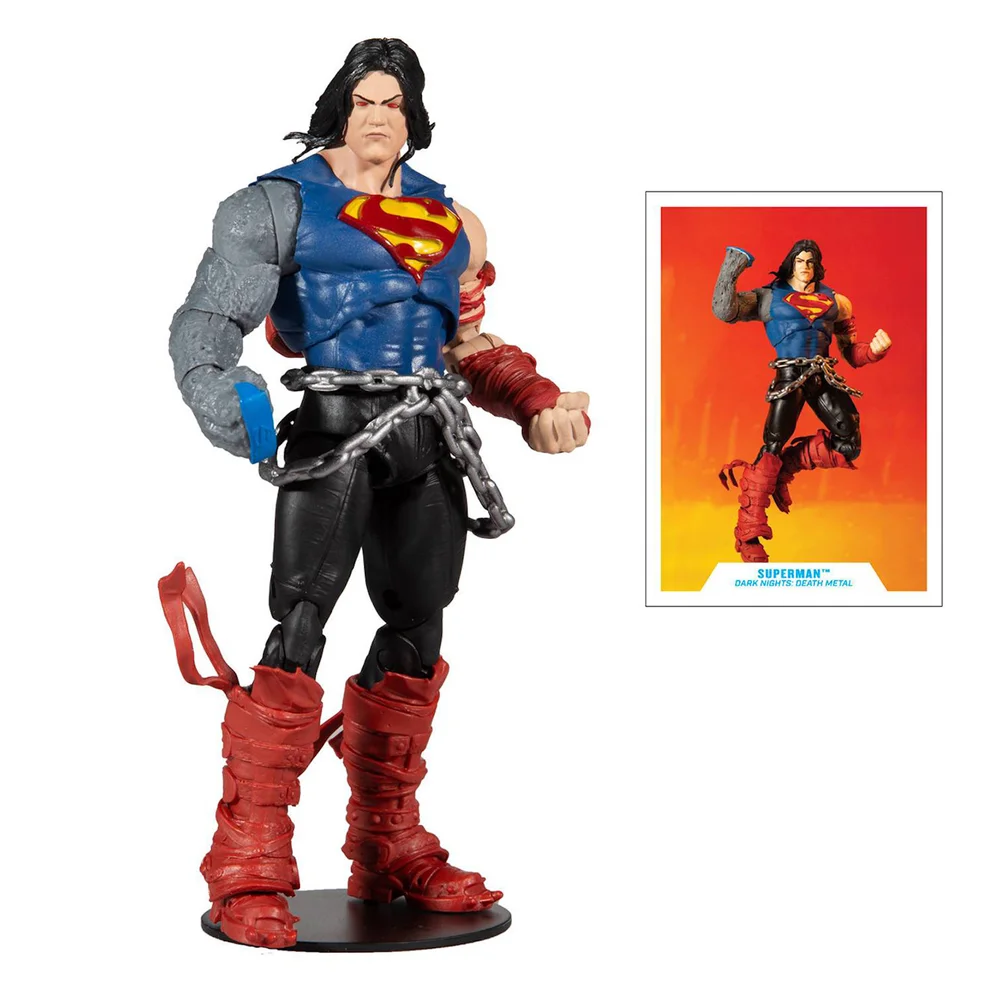 McFarlane DC Build-A-Figure Wv4 - Death Metal - Superman Action Figure Image 1