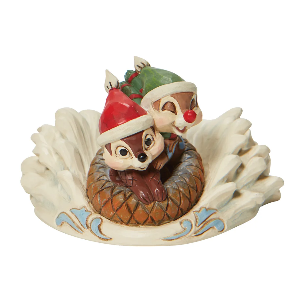 Disney Traditions Chip And Dale Sledding Image 1
