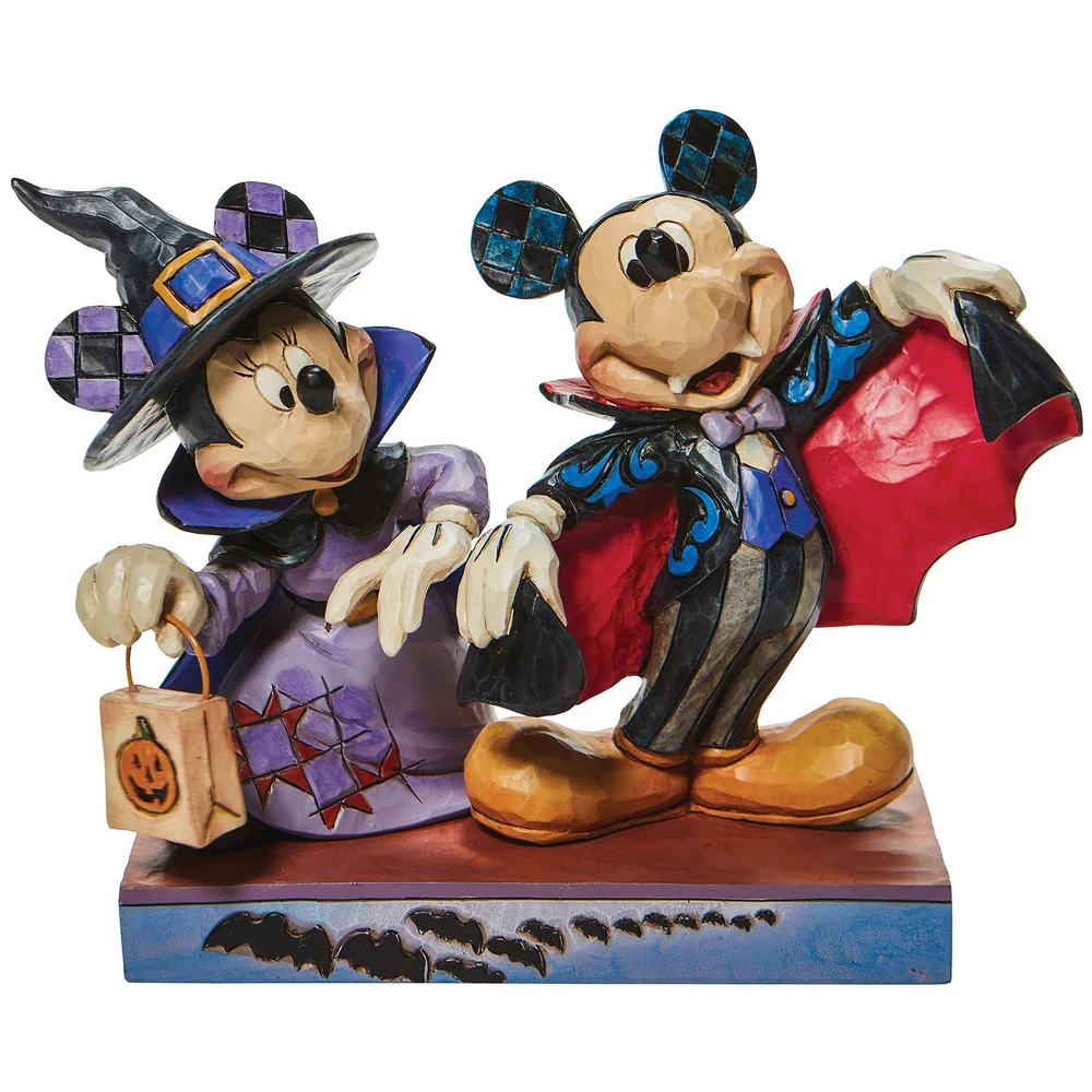 Disney Traditions Mickey And Minnie Vampire Fig Image 1