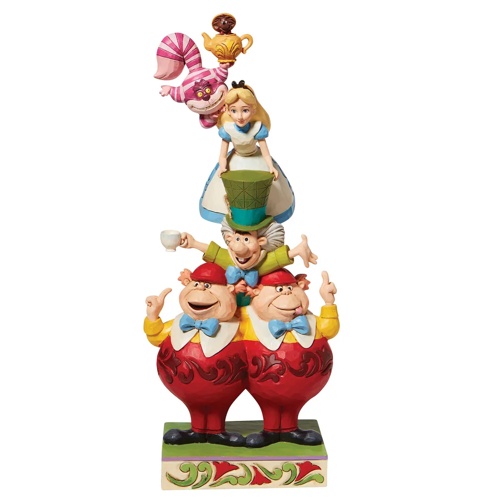 Disney Traditions Alice Stacked Figurine Image 1