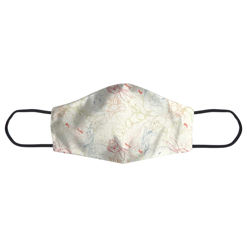 Looney Tunes Scribbles Face Mask - S Image 1